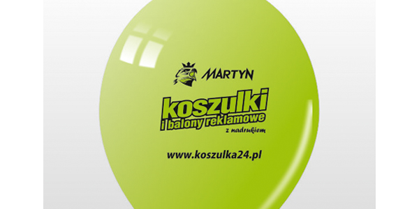 balon z nadrukiem